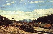 Paul-Camille Guigou Landscape in Provence Spain oil painting artist